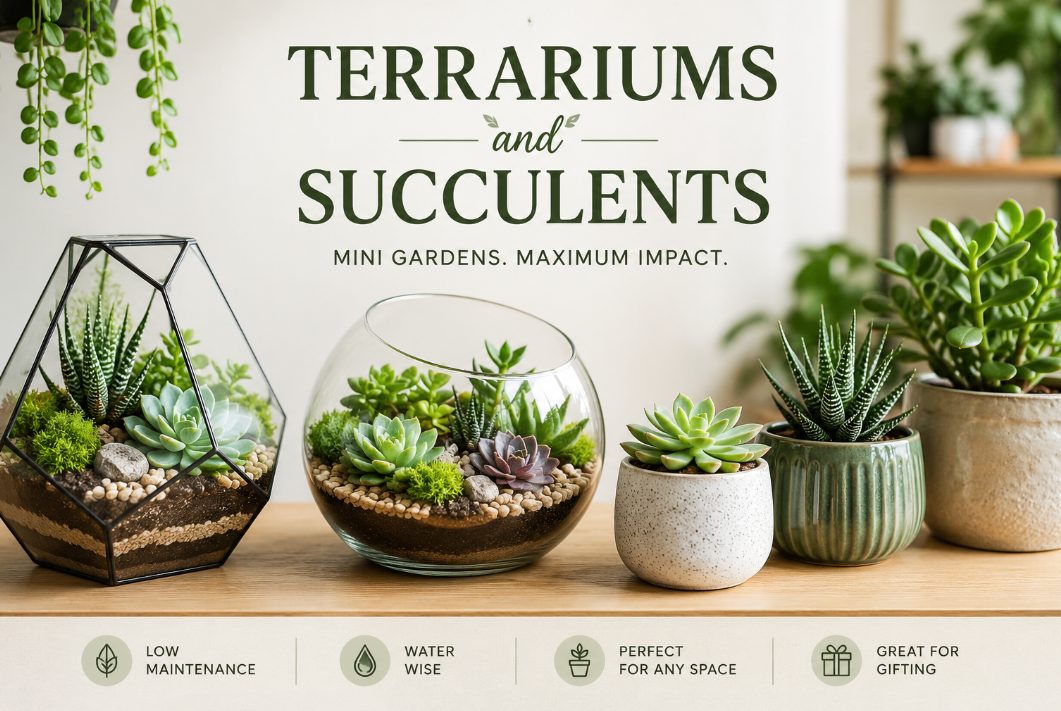 Terrariums & Succulents