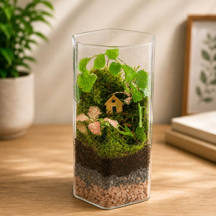Fairy Haven Glass Terrarium
