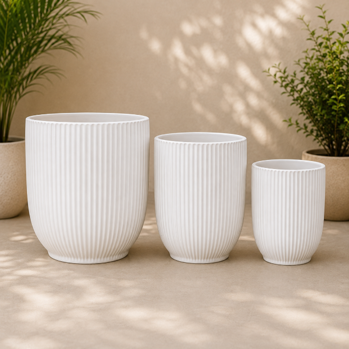 White Heritage Planter