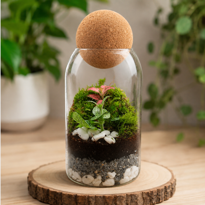 Harmony Moss Cork Terrarium