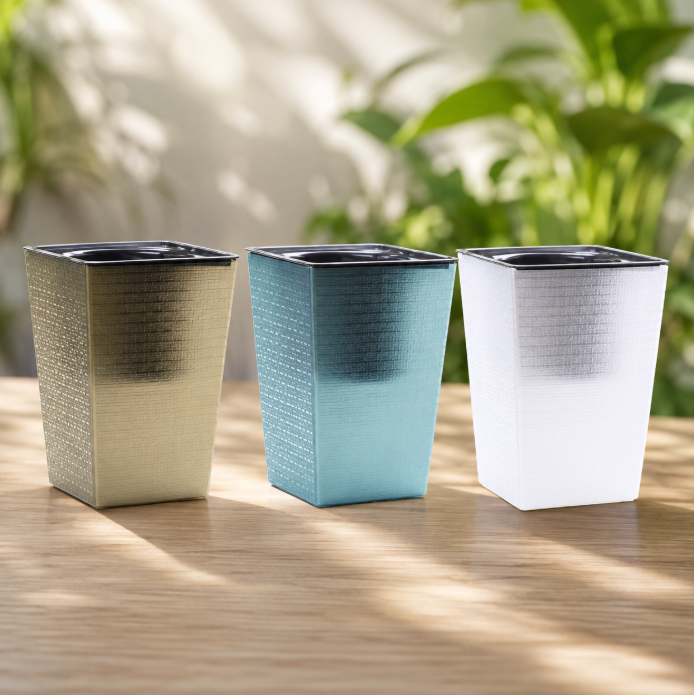Premium Tall Self-Watering Pot