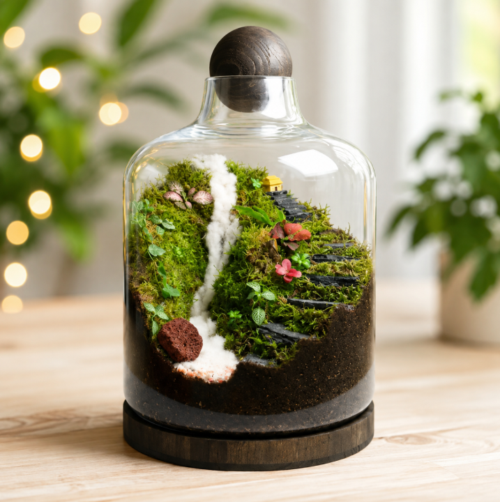 Waterfall Escape Terrarium