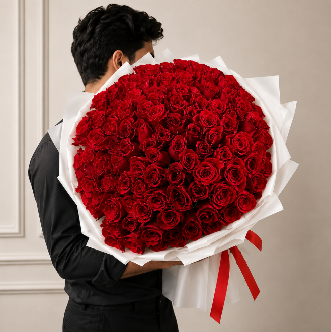 101 Red Roses Luxury Bouquet