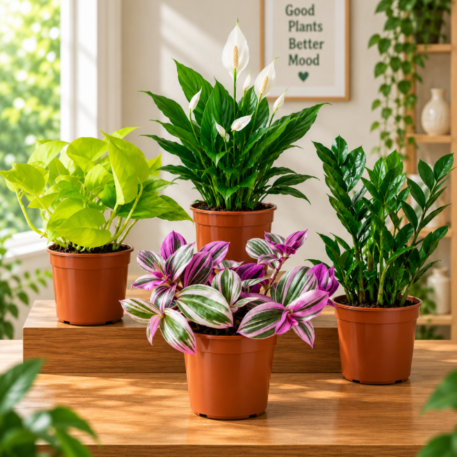 Vibrant Indoor Plant Combo