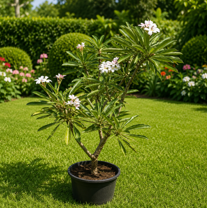 Plumeria Obtusa Dwarf Singapore Pink