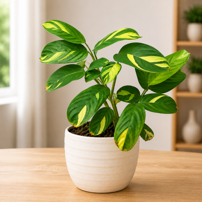 Lemon Lime Prayer Plant