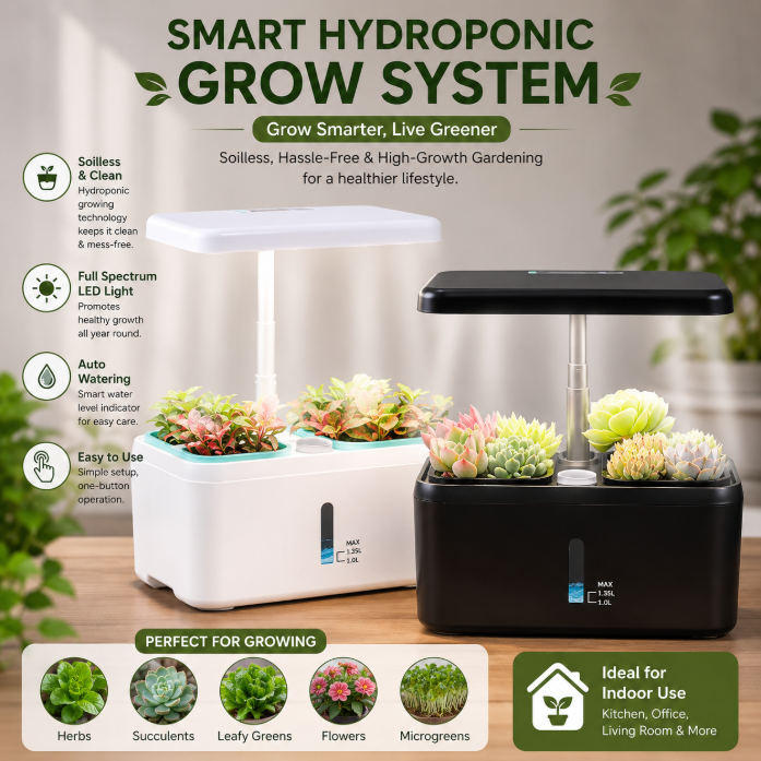 Intelligent Indoor Hydroponic Planter