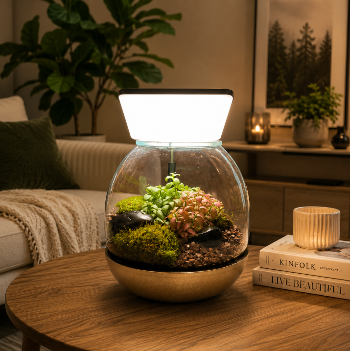 Radiant Oasis Terrarium