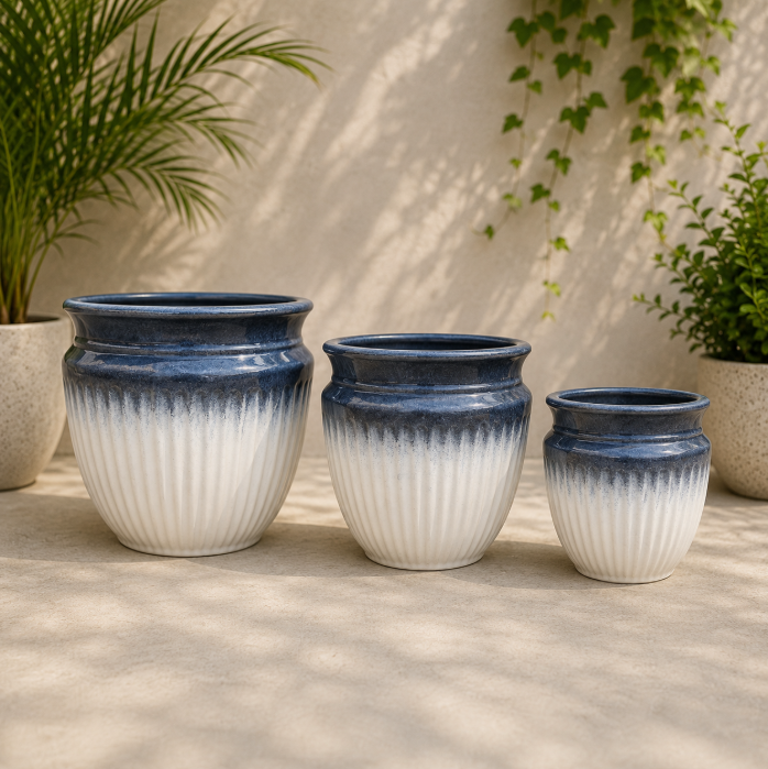 Midnight Blue Gradient Pot