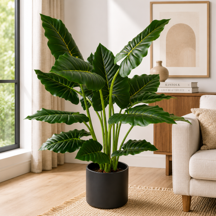 Nearly Natural Alocasia Plant 110cm High