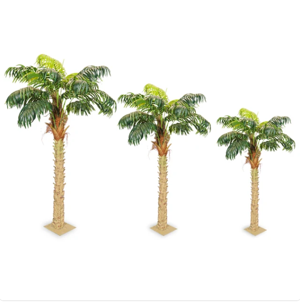 3pcs in a Set Artificial Palm Tree