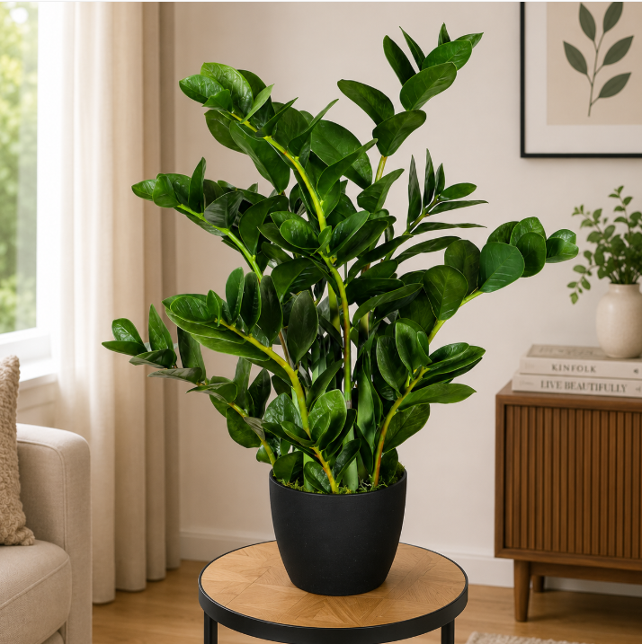 Nearly Natural Money Plant 80cm High