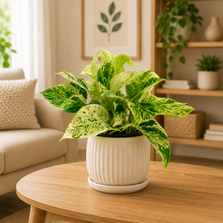 Marble Queen Pothos | Epipremnum marble queen