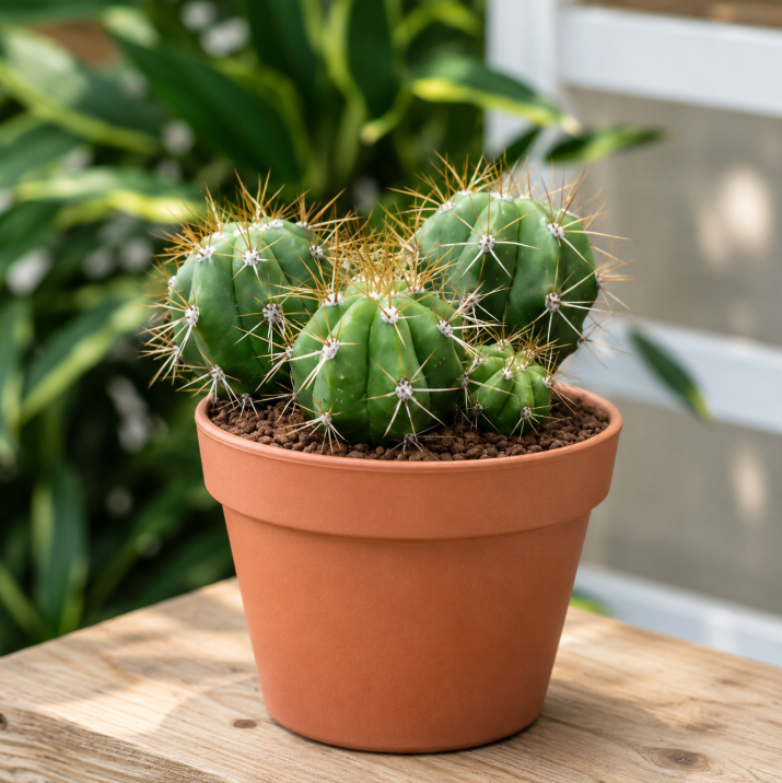 White Spiked Cactus