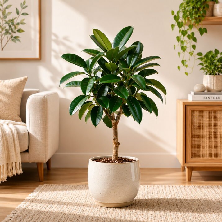 Rubber Plant Branched - Ficus elastica