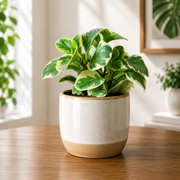 Peperomia White Marble
