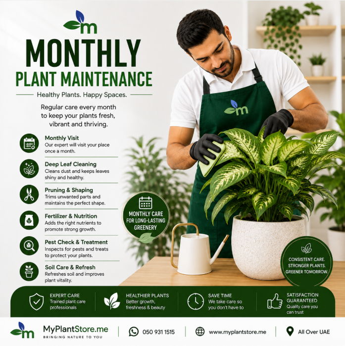 Monthly Indoor Plant Maintenance Package