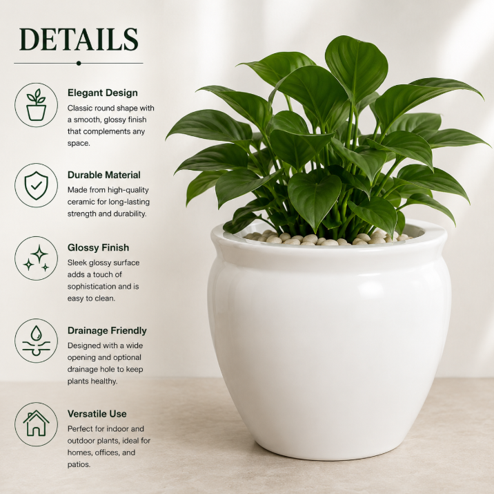 GRP Fish Bowl Fiberglass Pot